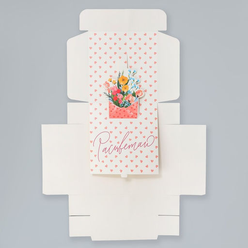 Коробка складная Расцветай, 26 х 26 х 8 см - Дарите счастье фото 7