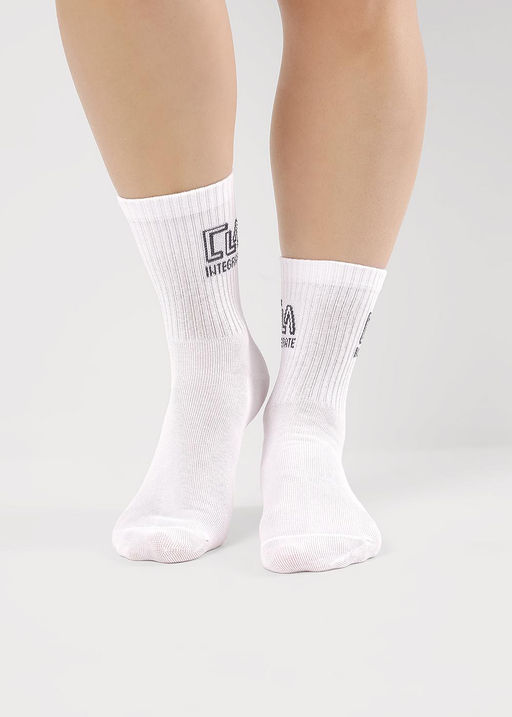 CLE Носки жен.Д5566 мускат хл+эл белый - Clever wear фото 2