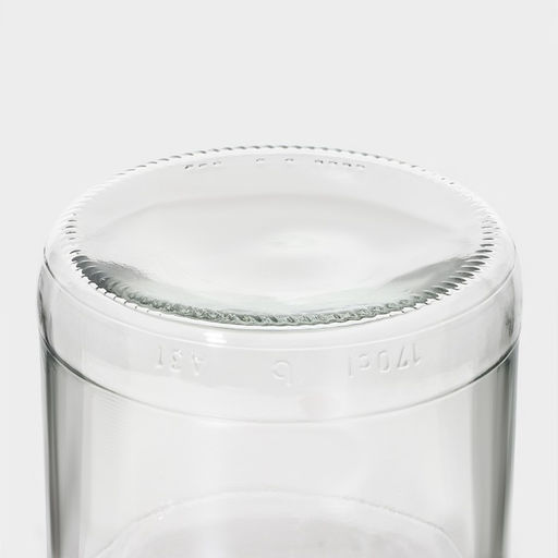 Банка для сыпучих продуктов Macro, 1.7 л, с пластиковой крышкой и ручкой, стекло