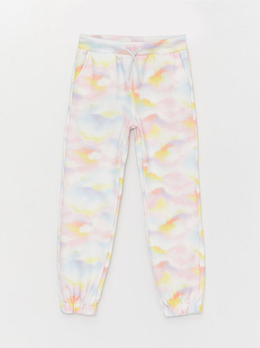 Beli Lastikli Batik Desenli K?z ?ocuk Jogger E?ofman Alt?
