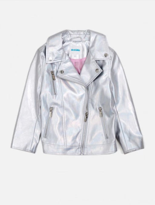 20220130218, Куртка детская для девочек Banks, серебряный Acoola  фото 2