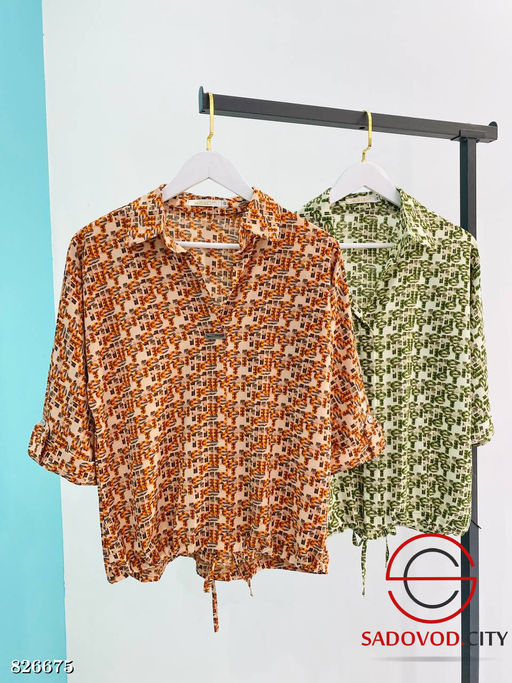 Рубашка женская с принтом