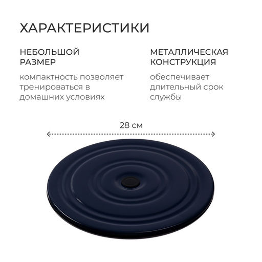 Диск здоровья, металлический, d=28 см, двухцветный