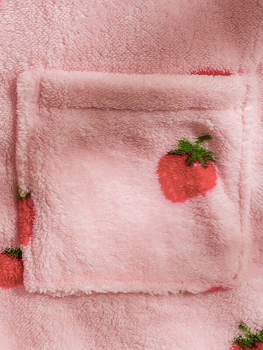 ?ilek Desenli Pel?? Kad?n Sabahl?k