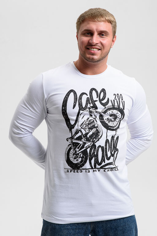 8534 Футболка с длинным рукавом мужская