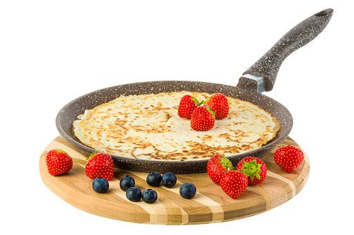 Сковорода блинная 26 см ГАРМОНИЯ ВКУСА "Коричневый опал" н/р, 47*27*6,5 см