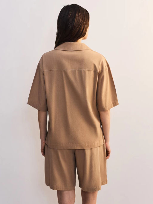 Блуза оверсайз из хлопка и вискозы ZR2605012010-63 / Zarina