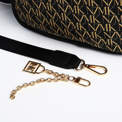 Сумка из искусственной кожи с кошельком Nazamok, 19*14*6 см, цвет черный  фото 6