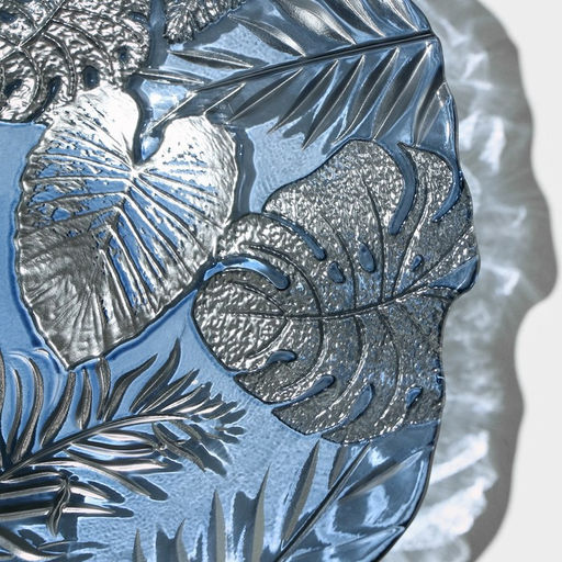 Тарелка Арабис, d=21.5 см, стекло, голубая - Simaland фото 6