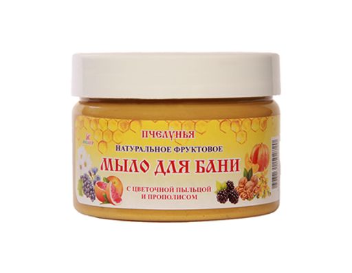 Пчелунья натуральное фруктовое мыло для бани, 270 гр.