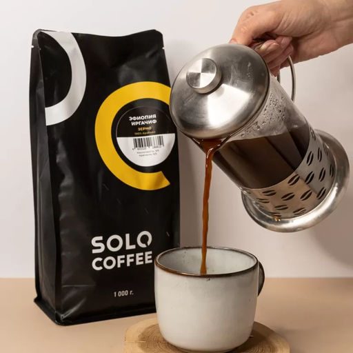Кофе в зернах Solo Coffee Эфиопия Иргачифф (100% арабика), свежеобжаренный  фото 4