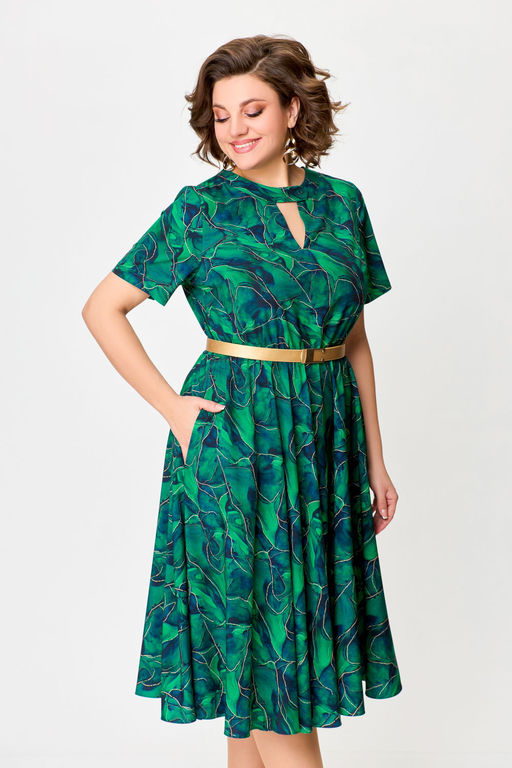 Блуза Swallow 803.2 черный+серебряный узор фото 1097