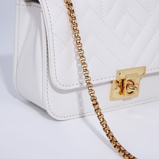 Сумка-мессенджер на клапане, цвет белый - Simaland фото 5