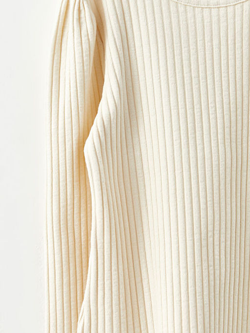 Bisiklet Yaka Basic Uzun Kollu K?z ?ocuk Ti??rt - Waikiki фото 2