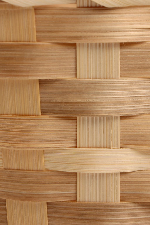 Корзина плетёная для хранения, бамбук, круглая, цвет натуральный, набор 3 шт.