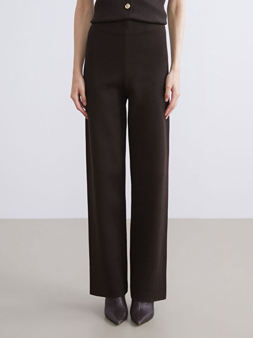 Beli Lastikli Kad?n Triko Pantolon