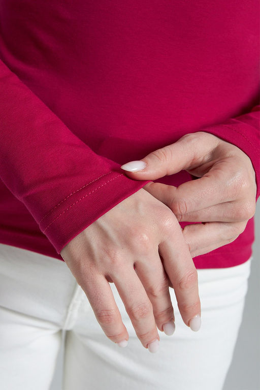 Лонгслив облегающий повседневный skims