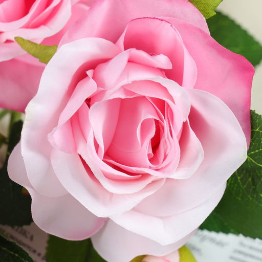 Цветы искусственные «Розочки кустовые», 8×65 см, розовые