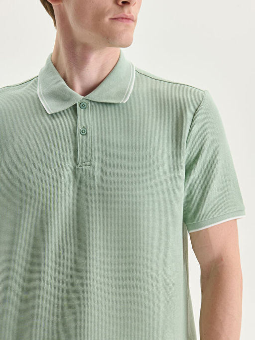 Polo Yaka Erkek Dokulu Ti??rt