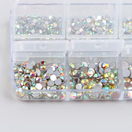 Набор страз Стёклышко, 6 размеров от 1,9 см до 4,6 см - Simaland фото 2