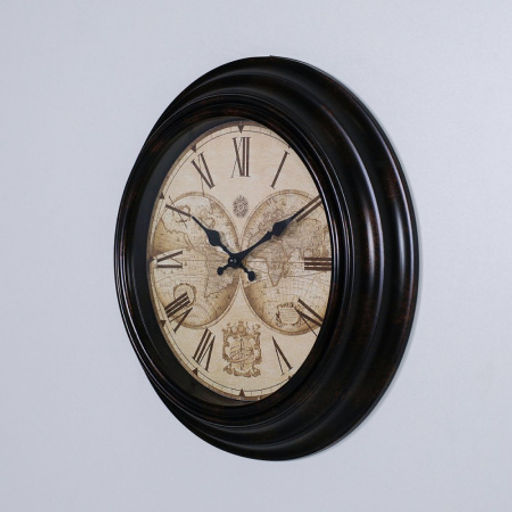 Часы настенные Карта мира 35 см / 8741T2 /уп 10/ - Галеонтрейд фото 3