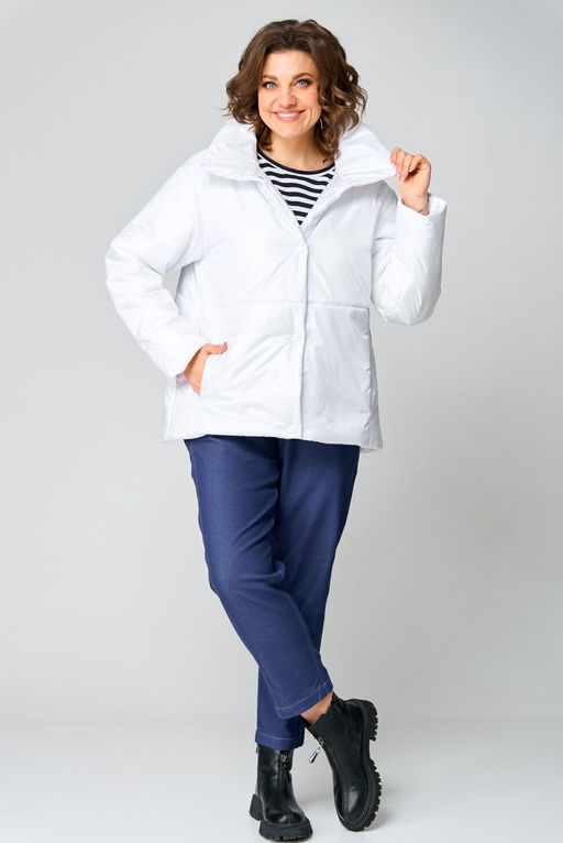 Куртка ANDINA CITY 7016-25-Р белый  фото 5