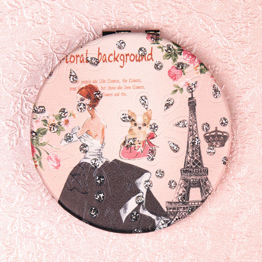 Зеркало карманное 7 см / GT357 /уп 50/300/ кожзам - Галеонтрейд фото 21