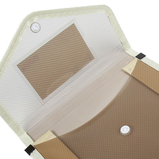 Папка-конверт на кнопке А5, 500 мкр, с расширением, вертикальная, карман для визиток, МИКС - Simaland фото 13