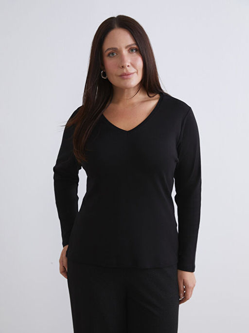 V Yaka Uzun Kollu Kad?n Ti??rt