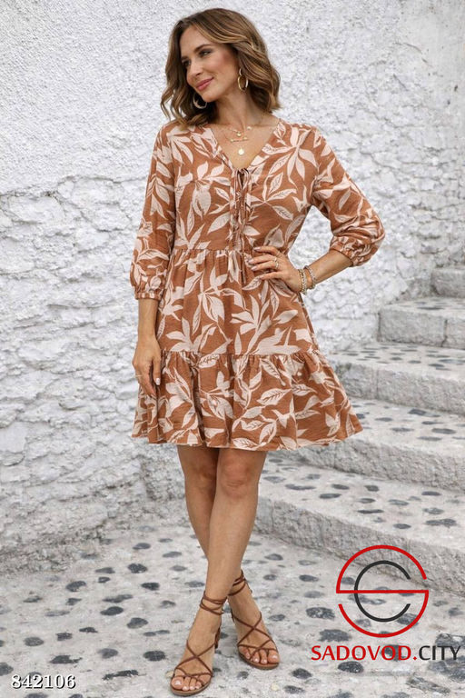 Платье женское с принтом