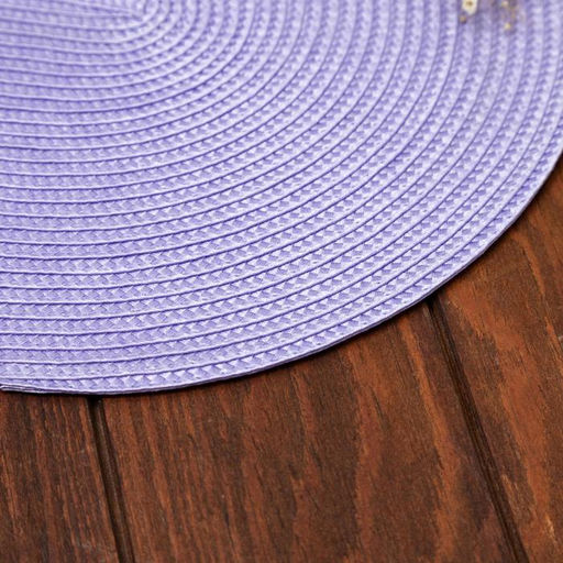 Салфетка сервировочная «Доляна. Овал», сиреневая, 45×30 см