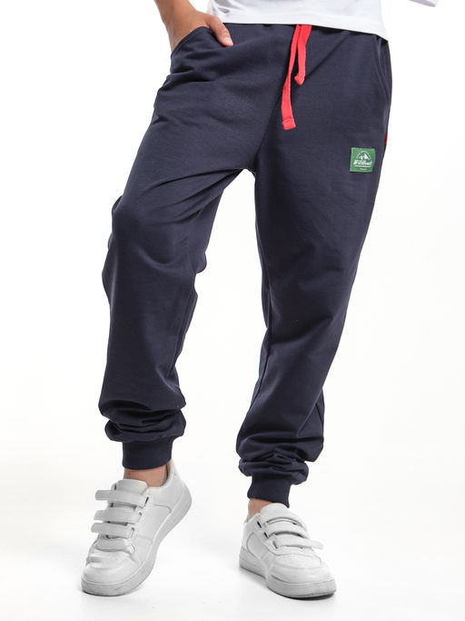 Брюки для мальчика штаны спортивные 22-7510 синий