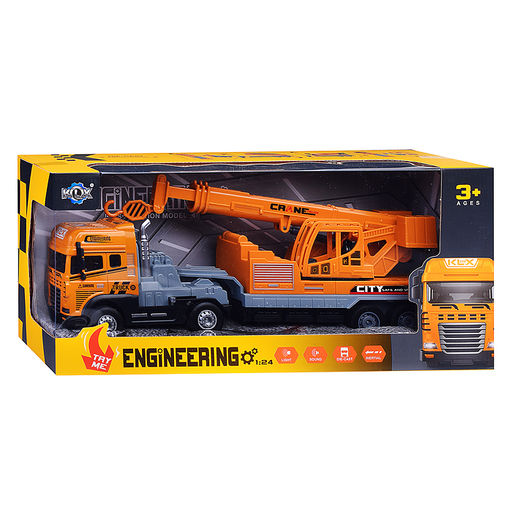 Машина KLX800-241" Кран" 1:24 (свет,звук) в коробке