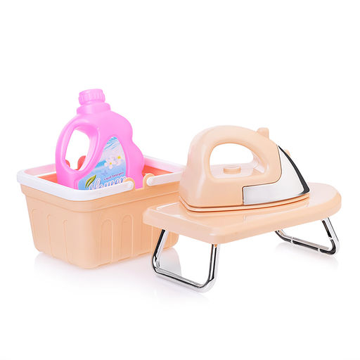 Бытовая техника "Стиральная машинка" с аксессуарсми, на батарейках, в коробке