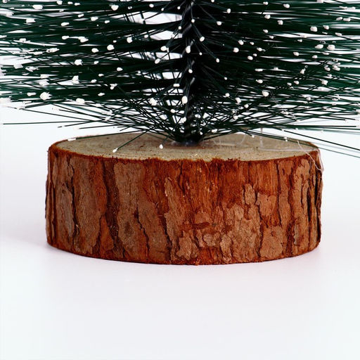 Декор новогодний Ёлочка зелёная в снегу, 8?8?40 см