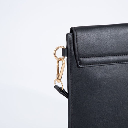 Сумка-клатч на магните, ремешок на запястье, цвет чёрный - Simaland фото 3