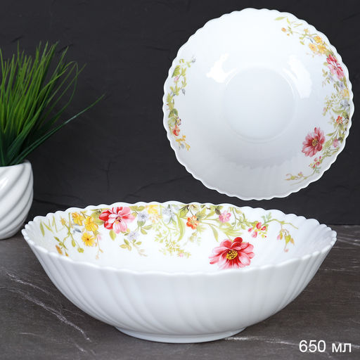 Салатник 650 мл 175 мм тарелка глубокая / TW-70 (7133) /уп 48/ Весенняя - Галеонтрейд фото 2