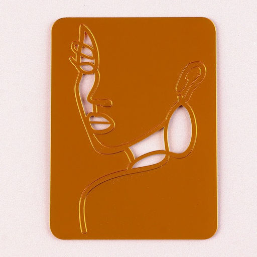 Украшение для торта Девушка с серьгой, цвет золото - Страна карнавалия фото 8