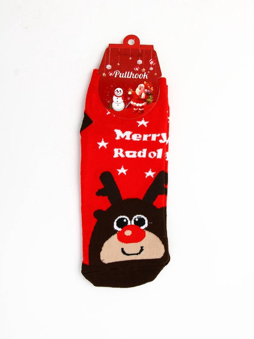 Подарочный набор новогодний Ароматы праздника, гель для душа, яблоко, 100 мл и носки, URAL LAB