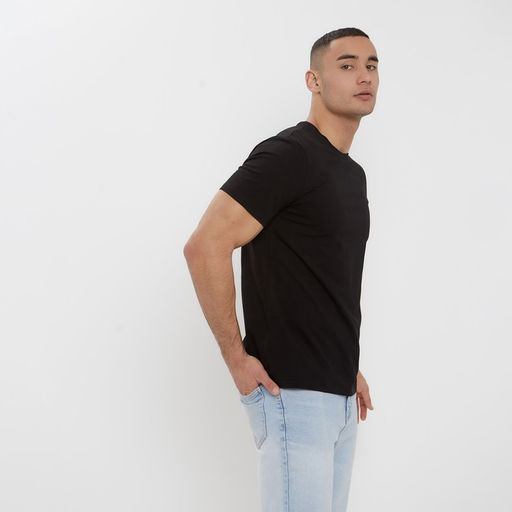 Футболка мужская MINAKU SLIM FIT: чёрная, р-р 42