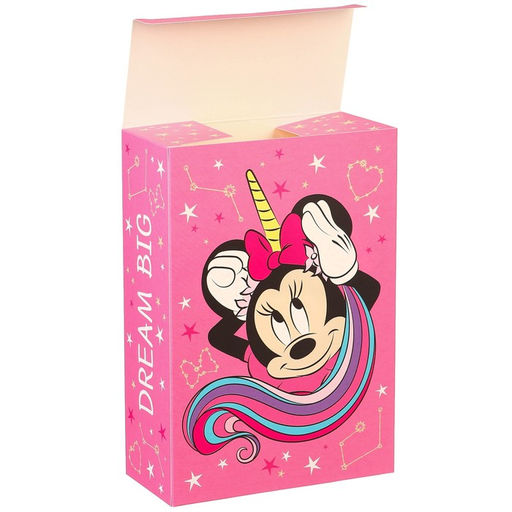 Цена за 2 шт. Подарочная коробка, складная, 6×23×7.5 см, Минни Маус и Единорог