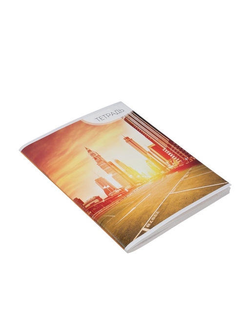 Набор тетрадей, 96 листов в линейку, Calligrata «Город», серые листы, 4 штуки