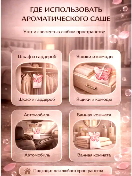 Аромасаше освежитель для дома и автомабиля, лимон