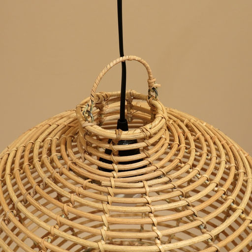 Светильник потолочный из ротанга «Кинта», 1×120 Вт, Е27, 40×40×32 см