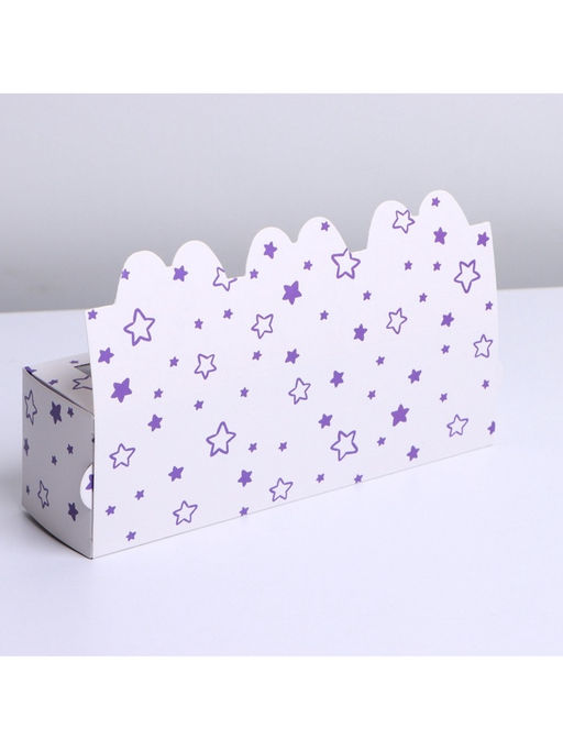 Цена за 5 шт. Коробка для макарун кондитерская, упаковка, «WOOF», 18×5.5×5.5 см