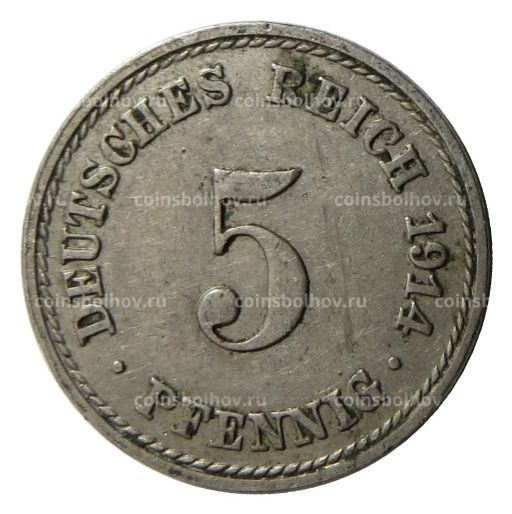 5 пфеннигов 1914 года A Германия