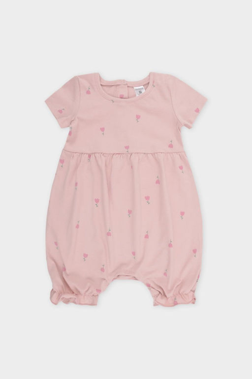 Crockid _ К 6495/дымчатая роза,цветочная поляна полукомбинезон (песочник) яс