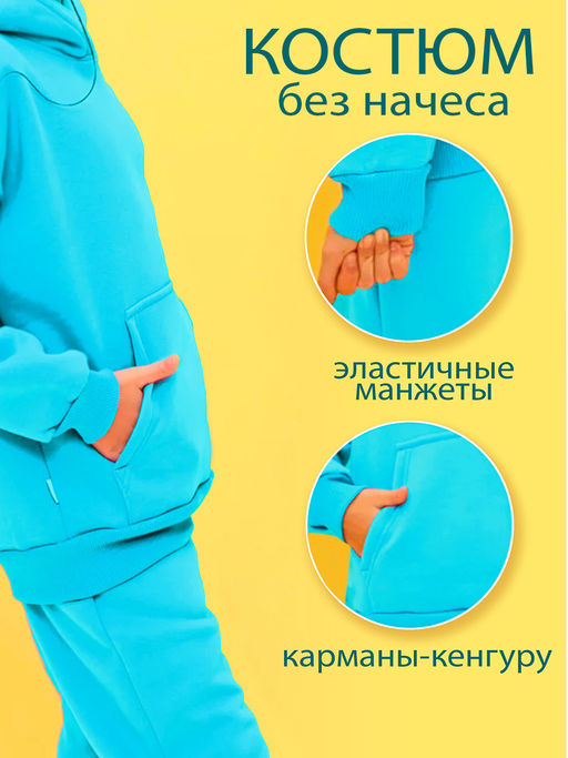 Спортивный костюм "Эвгения",ментоловый