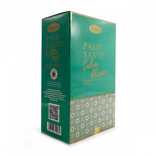 Благовония Ppure 15гр УЦЕНКА Palo Santo White Sage уп-12 шт Пало Санто и Белый Шалфей испачкана упаковка