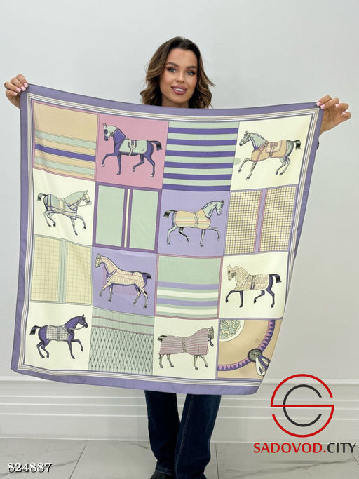 Платок женский с рисунком